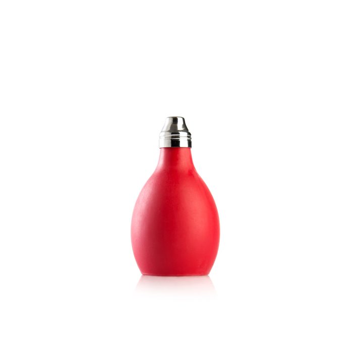 Talcum spray barber with metal cap